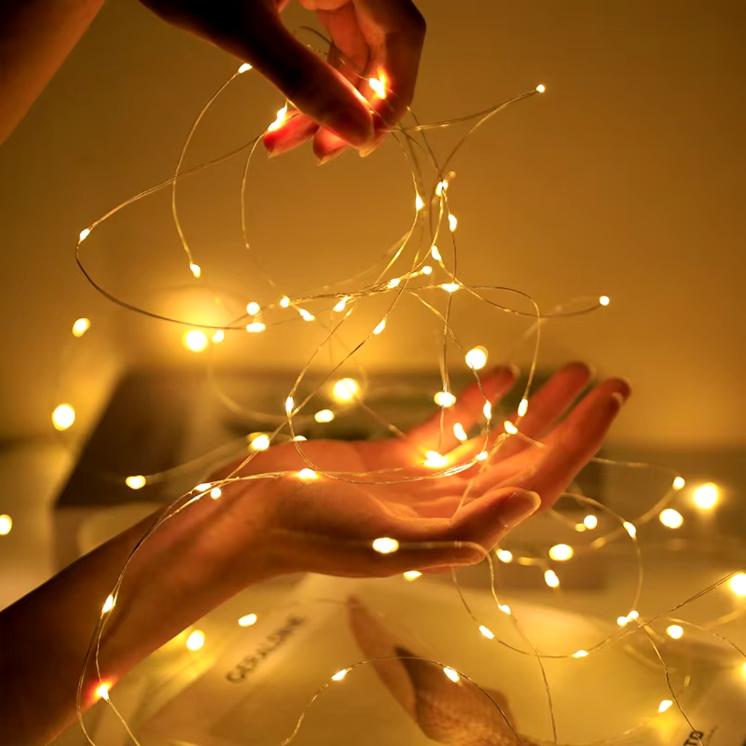 Tira LED para arbol de navidad de fieltro (3M)