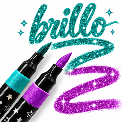 ROTULADORES CON BRILLO